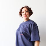 Heavy Tee, Midnight Blue - Hiwa-i-te-rangi