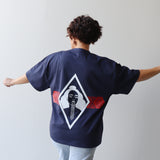 Heavy Tee, Midnight Blue - Hiwa-i-te-rangi