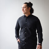 Collared shirt, Black - Tino Rangatiratanga