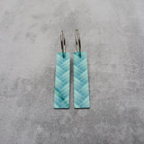 Earrings Blue, Taki tahi rectangle