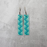 Earrings Blue, Taki tahi rectangle