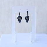 Earrings Metal (Black), Ngutu Manu