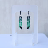 Earrings Green, Ngā Manu - Tui