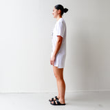 Tee Dress, White - Taiea ana (You got swag)