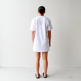 Tee Dress, White - Taiea ana (You got swag)