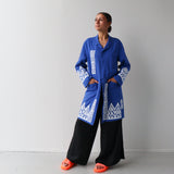 Tāwharau Collection _ Mana KOTI (Jacket) - Blue #3