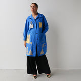 Tāwharau Collection _ Mana KOTI (Jacket) - Blue #2