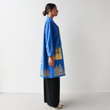 Tāwharau Collection _ Mana KOTI (Jacket) - Blue #2