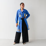 Tāwharau Collection _ Mana KOTI (Jacket) - Blue #2