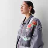 Tāwharau Collection _ Auaha KOTI (Jacket) - Grey #11