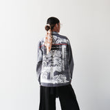 Tāwharau Collection _ Auahatanga KOTI (Jacket) - Grey #9