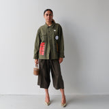 Tāwharau Collection _ Hautū KOTI (Jacket) - Khaki #14