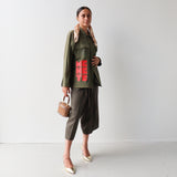 Tāwharau Collection _ Hautū KOTI (Jacket) - Khaki #14