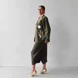 Tāwharau Collection _ Hautū KOTI (Jacket) - Khaki #14