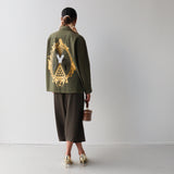 Tāwharau Collection _ Hautū KOTI (Jacket) - Khaki #14