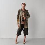 Tāwharau Collection _ Hautū KOTI (Jacket) - Khaki #15