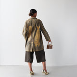 Tāwharau Collection _ Hautū KOTI (Jacket) - Khaki #15