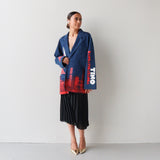 Tāwharau Collection_Mana Motuhake KOTI (Blazer) - Denim Blue #5