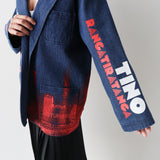 Tāwharau Collection_Mana Motuhake KOTI (Blazer) - Denim Blue #5