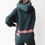 Hoodie, Pine Green - Unapologetically Me. **PRE-ORDER**