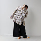 Tāwharau Collection _ Rawe KOTI (Blazer) - Yellow/Brown Plaid #18