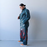 1. Tāwharau Collection vII _ Ngāi Tūhoe OVERALLS - Green #35
